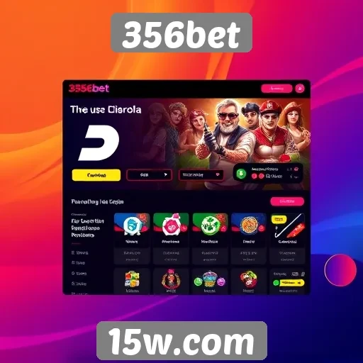 Avaliação da interface do usuário do 356bet